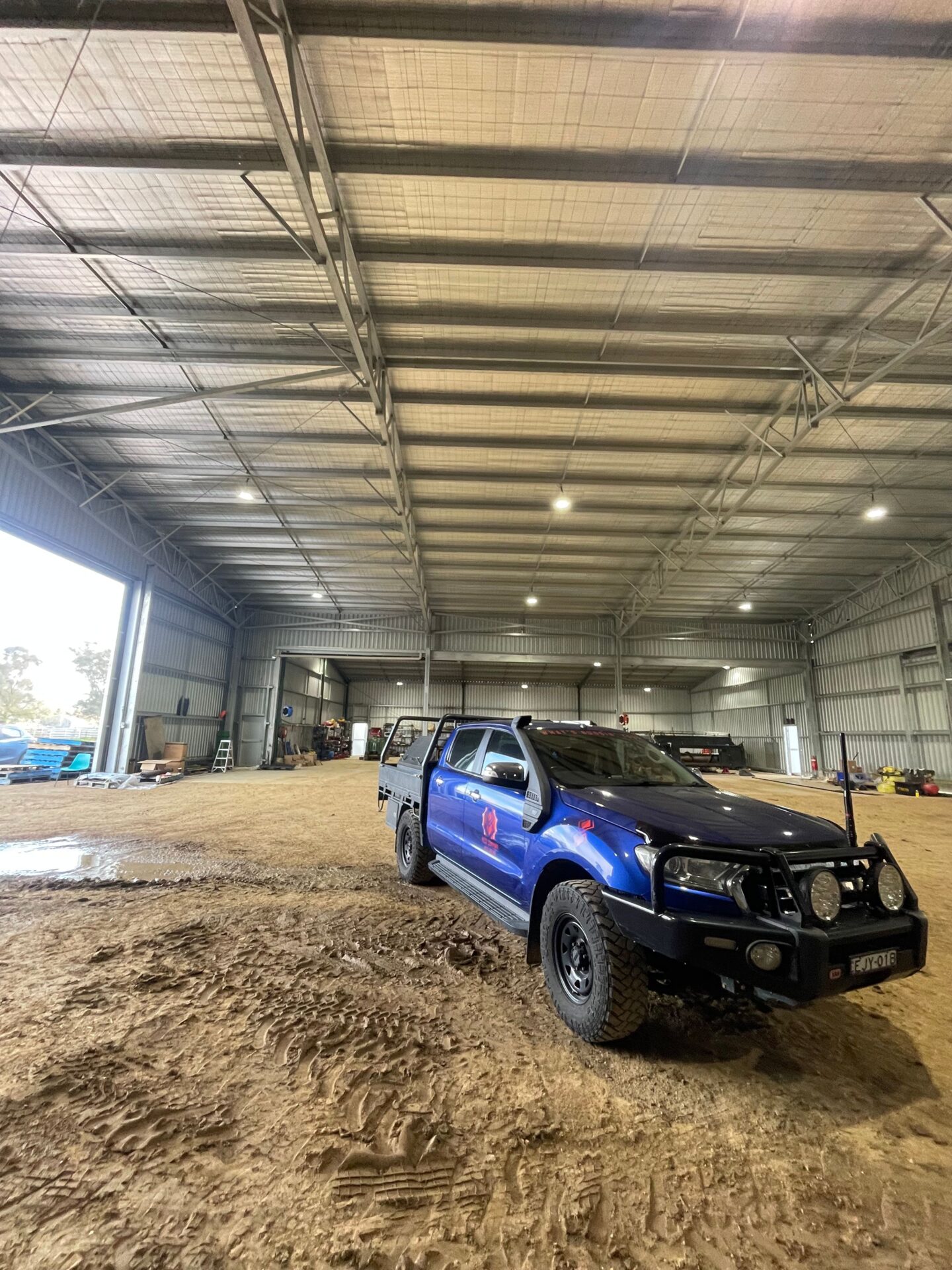 Dynamic Pest Company service vehicle on site in Albury